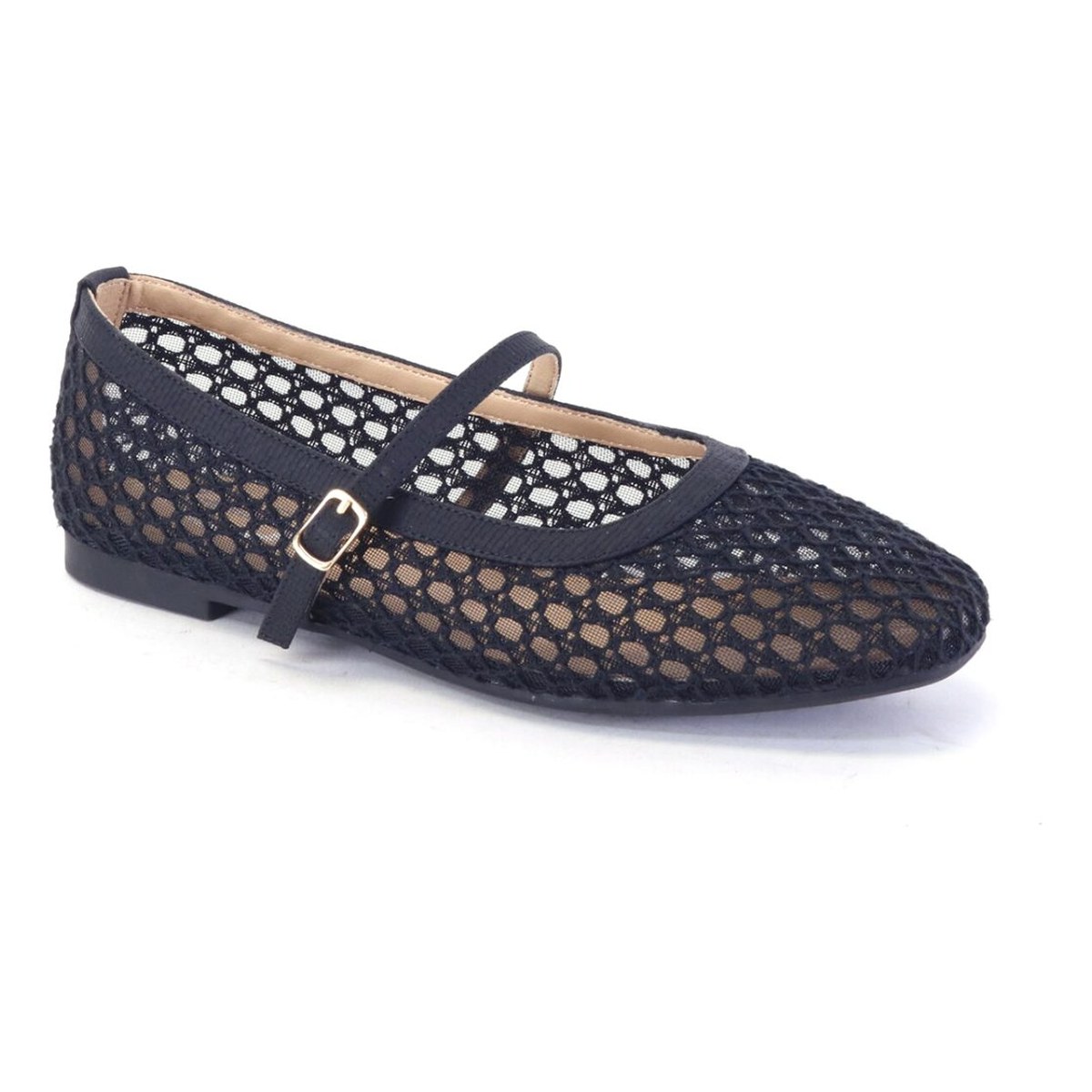 The Mesh Mary Jane in Black